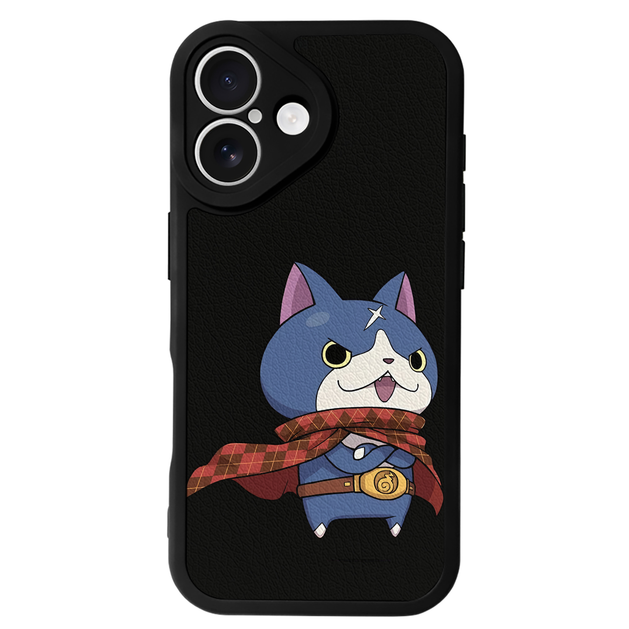 （画像用） 妖怪ウォッチ Yo-kai Watch 【iPhone 16シリーズ対応】シリコンスマホケース（レザー調） 材質：シリコン